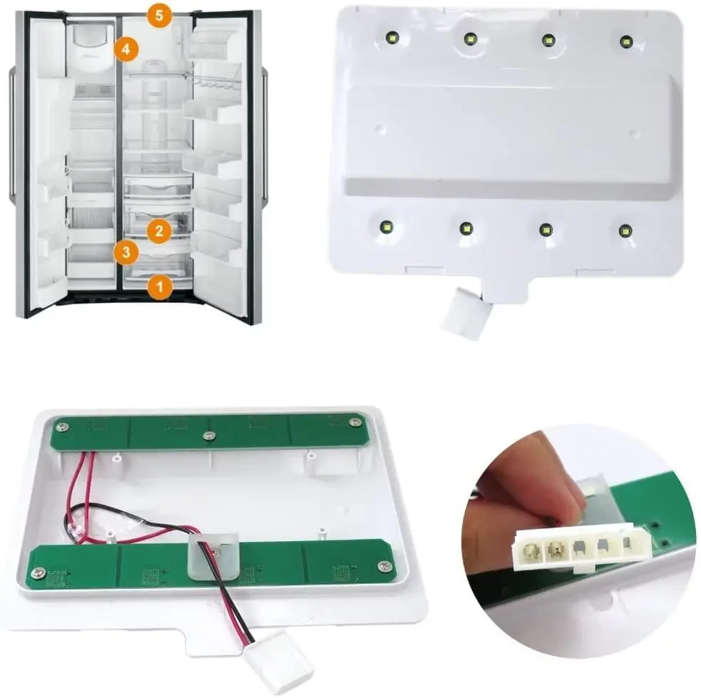 

Refrigerator LED Light Board W11043011 LED Light Module AP6047972 PS12070396 Home LED Strip Bar for Refrigerator Accessories