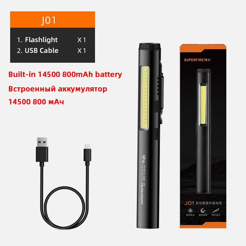 SUPERFIRE EDC Фонарик 4 в 1