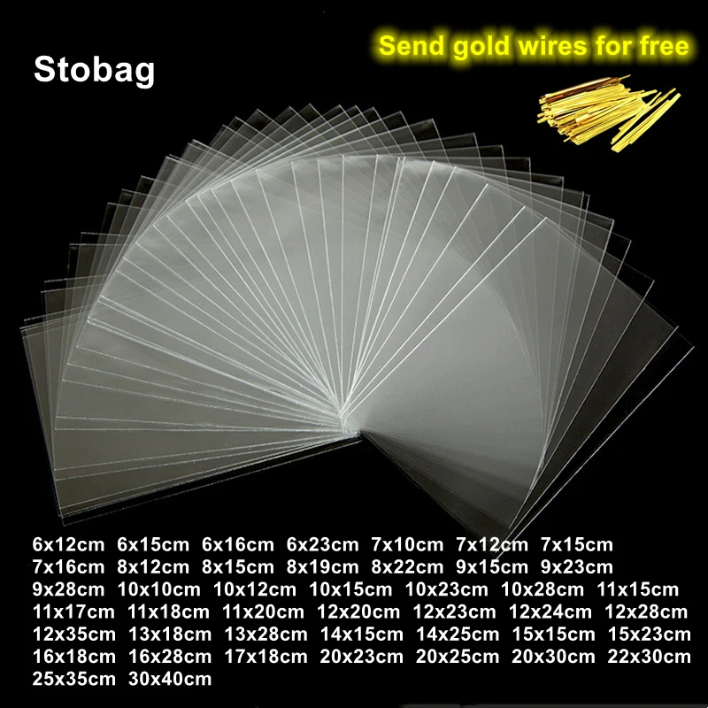 

Прозрачные пакеты StoBag 6x12 см