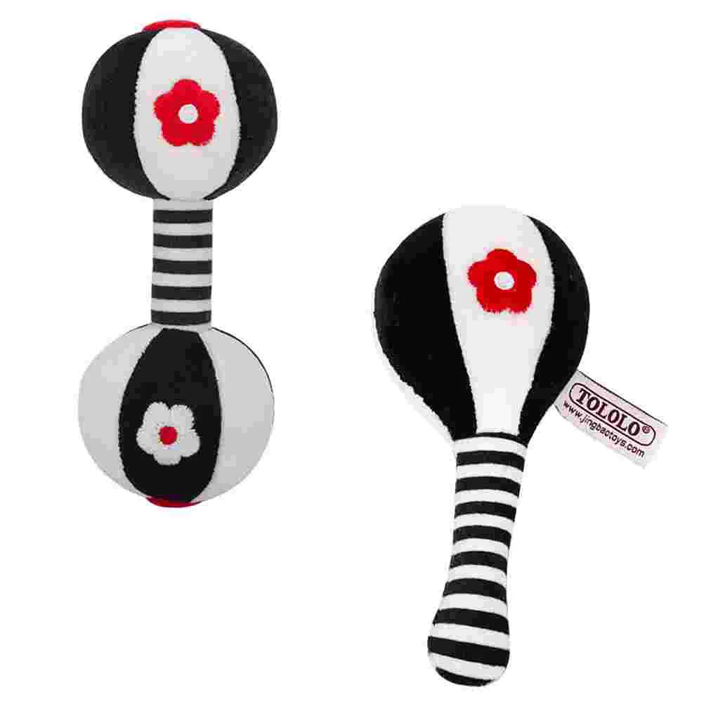 

1 set of Plush Shaking Hammers Percussion Instruments Child Rattle Toys