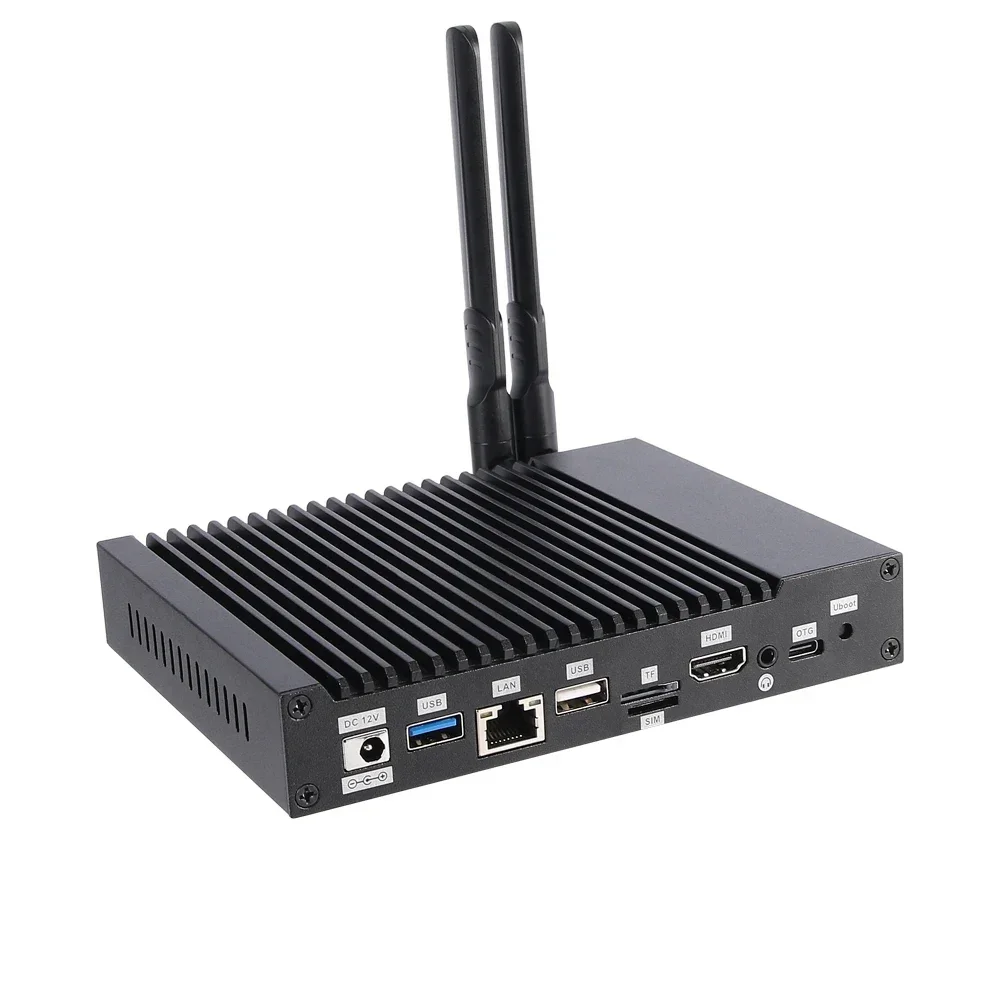 Фото DYASUO безвентиляторный RK3288 RK3399 RK3568 Мини-промышленный ПК VGA 4 ГБ 32 ГБ Android Linux Встроенный прочный компьютер RS232 В наличии №3