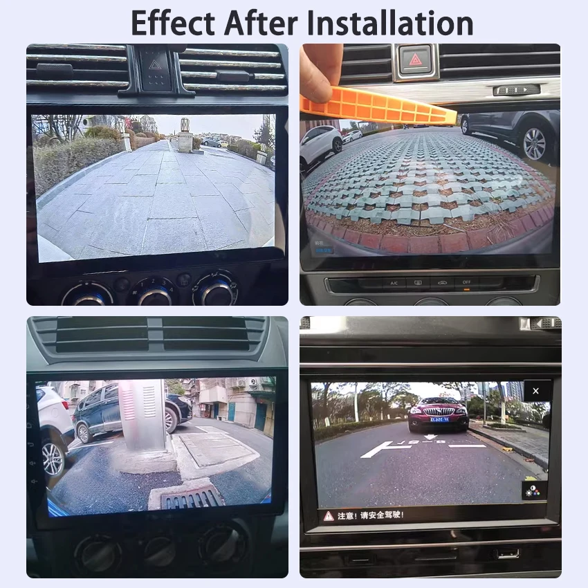 HD CCD Автомобильная водонепроницаемая камера переднего вида с логотипом системы