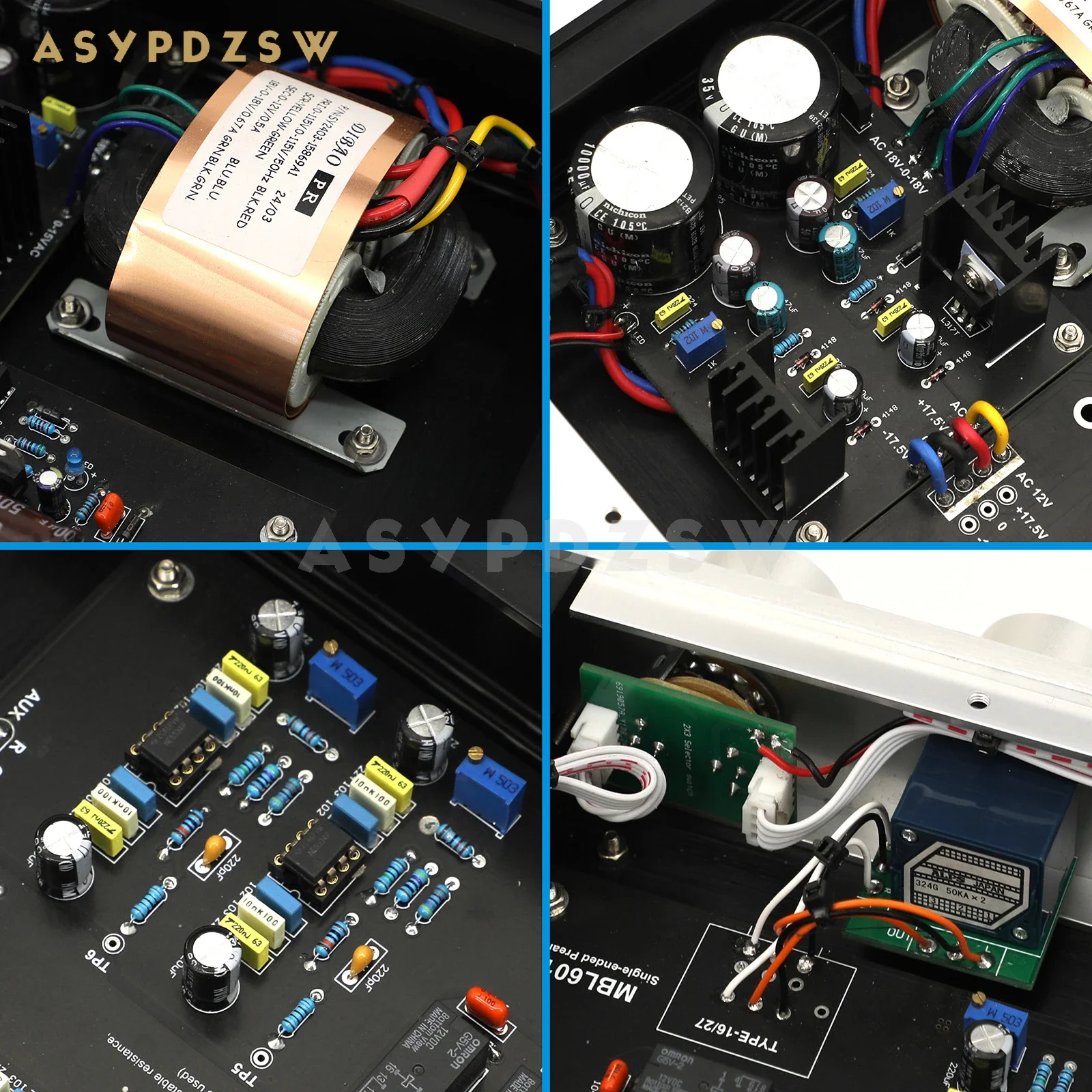 ASYPDZSW HIFI 6010D Однотактный базовый предусилитель на схеме предусилителя M-B-L6010