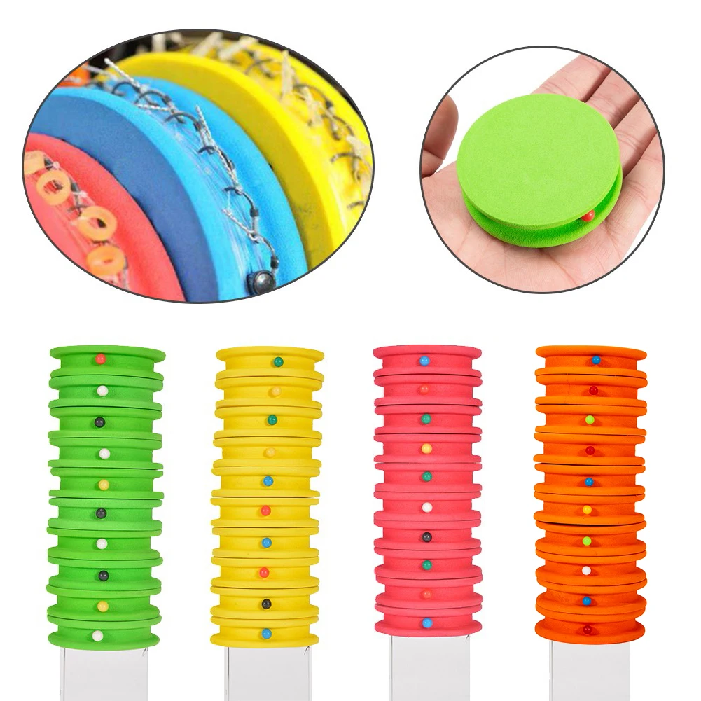 

10pcs Carp Fishing Rig Winders Pulleys Thread Line Leader Winder EVA Spooler Plate Board Hook Storage Pesca Iscas Tackle Tools