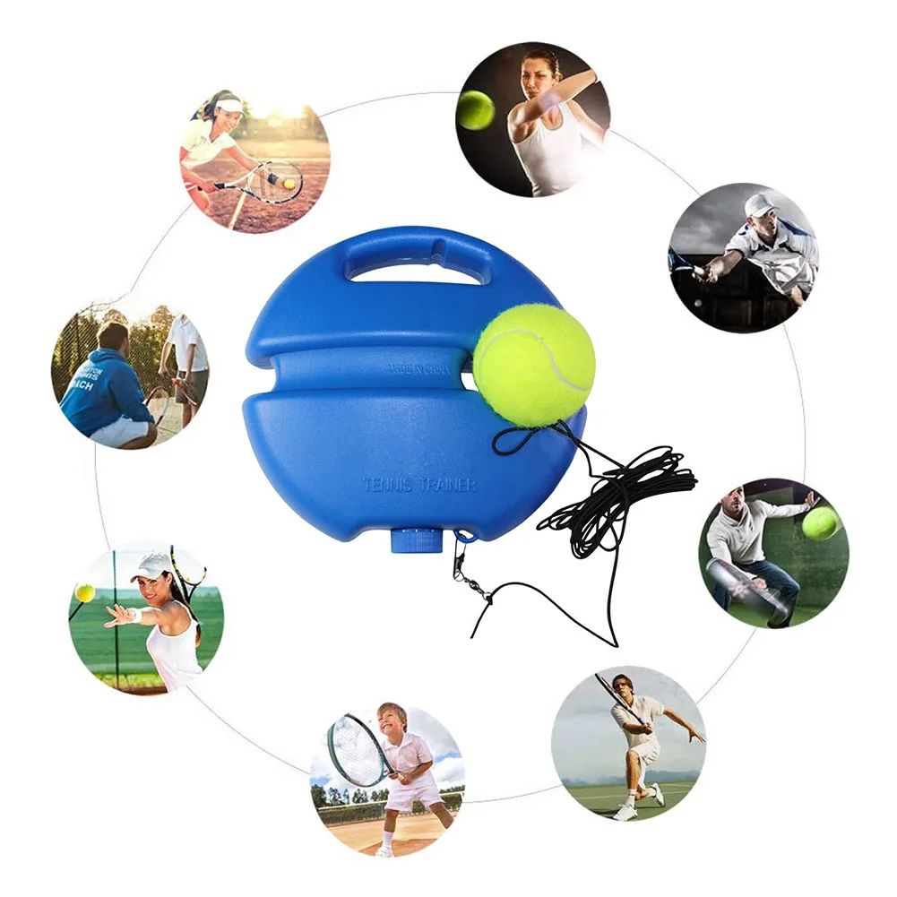 

Спарринговое устройство для теннисных партнеров с эластичной веревкой, эластичный тренировочный комплект для тенниса, противоскользящий, для взрослых, детей, начинающих