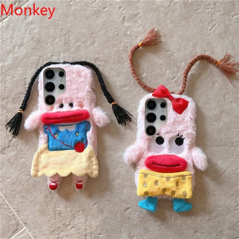 Плетеный чехол с 3D мультяшным рисунком для девочек OPPO A80 A59 A5 A9 A53 F27 F25 F21 F11 Find X8 X7 X6 X5