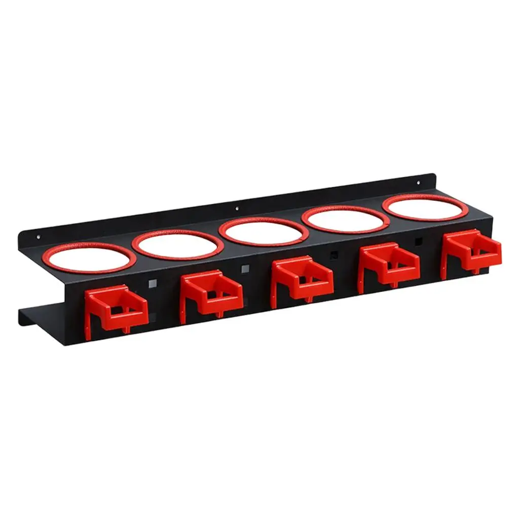 Spray Bottle Storage Rack Wall Mounted Detailing Tools Holder for Garage Workplace