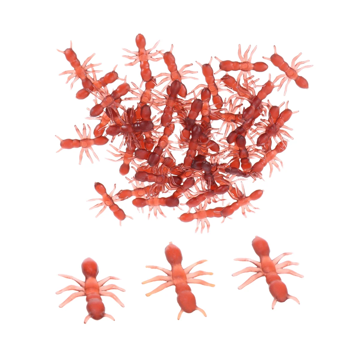 

50 Pcs Toys Halloween Prank Ant April Fool's Day Fake Ants Joke Simulation