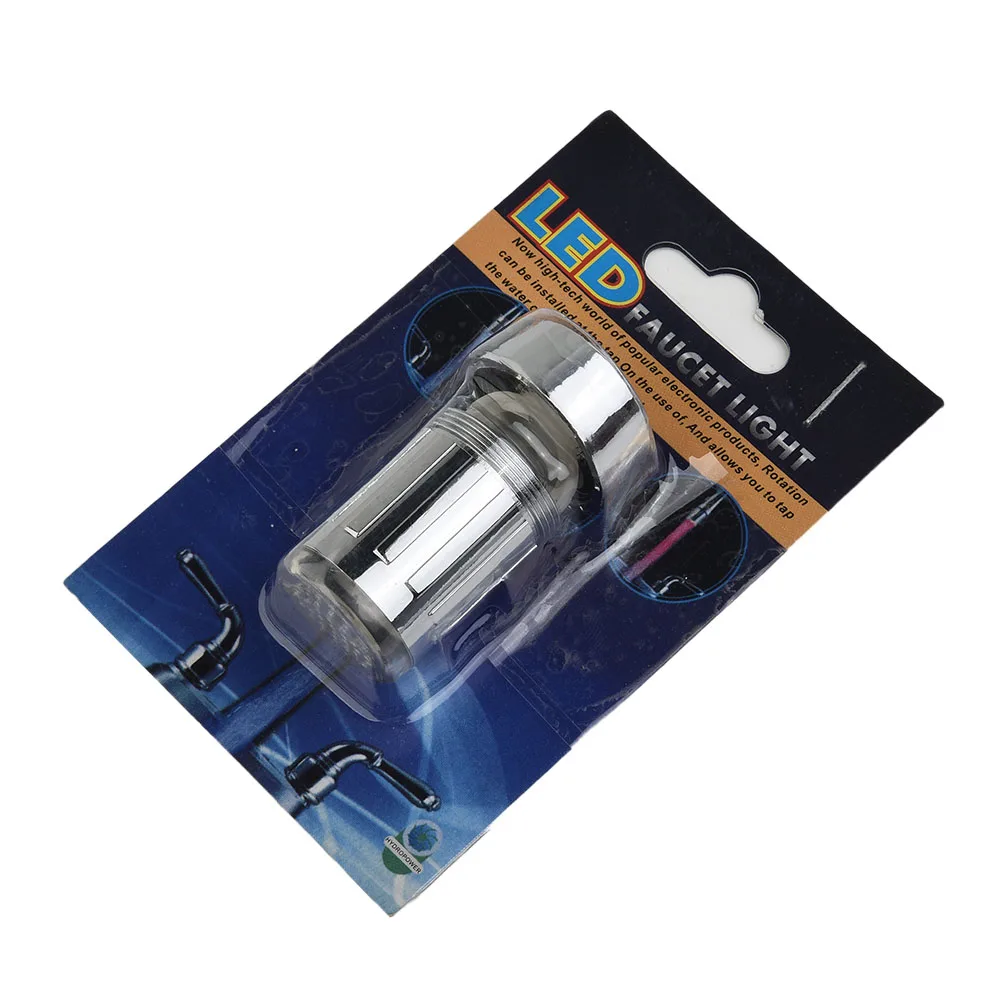 

Светодиодный смеситель со светодиодной подсветкой, светящийся смеситель с подсветкой, адаптер с внутренней резьбой, детали для раковины для кухни, ванной комнаты, светодиодный смеситель