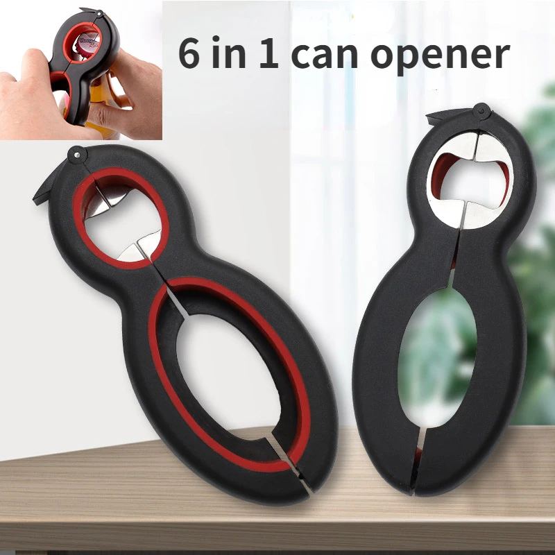 

Многофункциональный консервный нож Hexin 1 из нержавеющей стали, поворотная крышка, кухонный гаджет, кухонные аксессуары