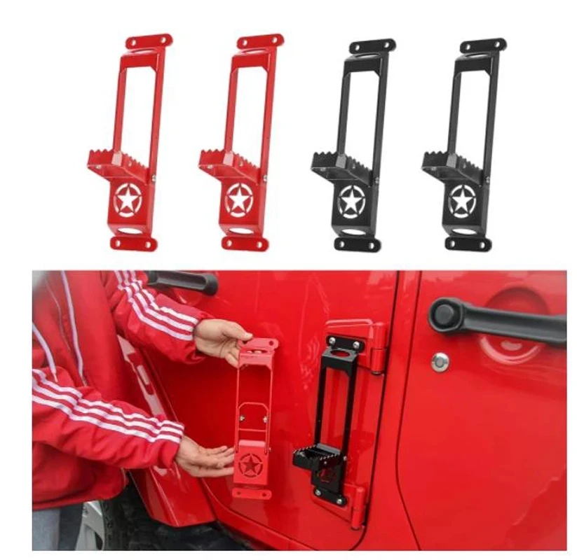 1/2 шт. для 2007-2018 Jeep Wrangler JK неограниченные гладиаторы JT автомобильные двери