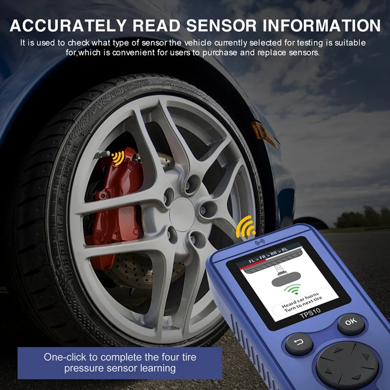 Obdresource TPS10 Universal Comprehensive Tire Pressure Reset Monitor TPMS Tool Learning Device EL50448