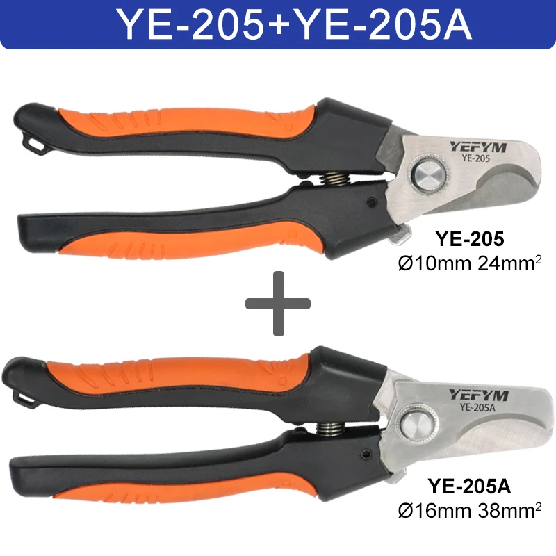 SD-205/205B кабельный резак для зачистки плоскогубцы промышленный уровень резак способность 24mm2/38mm2 диаметр 10 мм/16 мм 5CR13 стальные инструменты