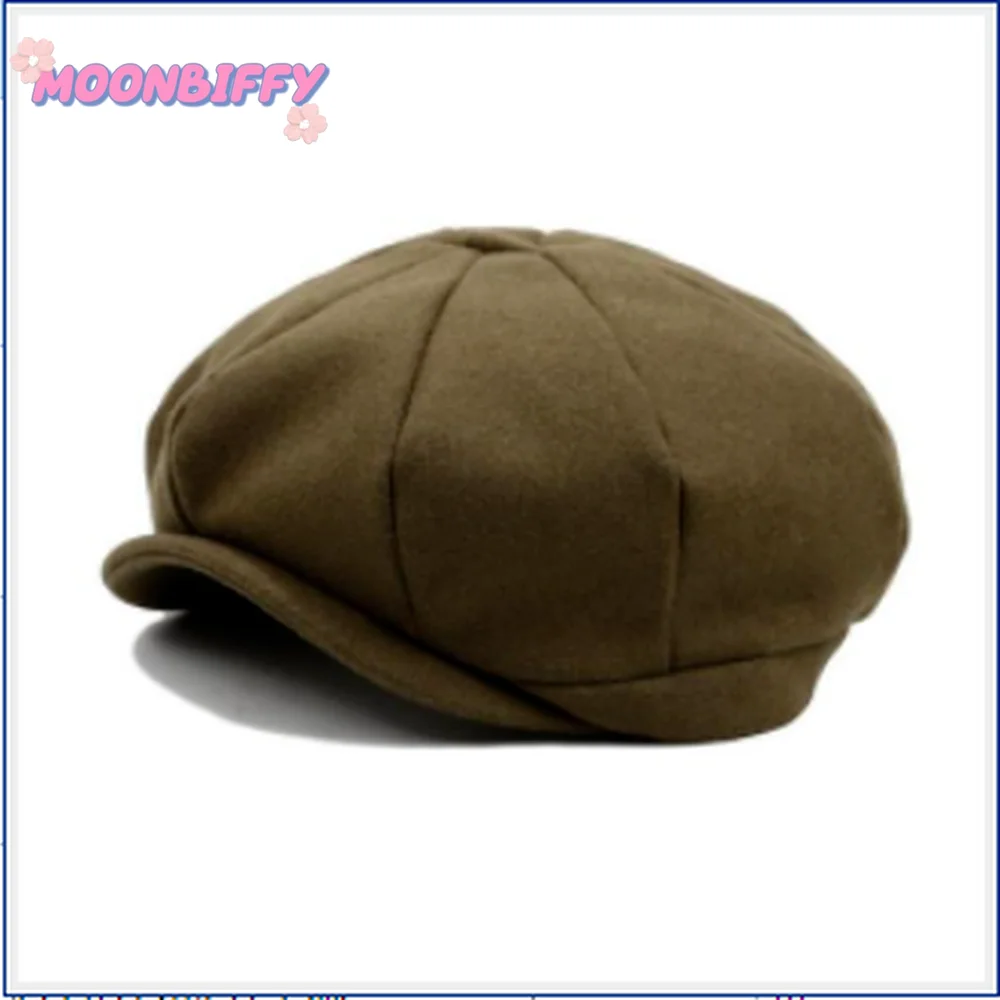 Newsboy Cap Men's Twill Cotton Hat 8 Panel Hat Baker Caps Retro Gatsby Hats Casual Brand Cap Cabbie Apple Beret for Male