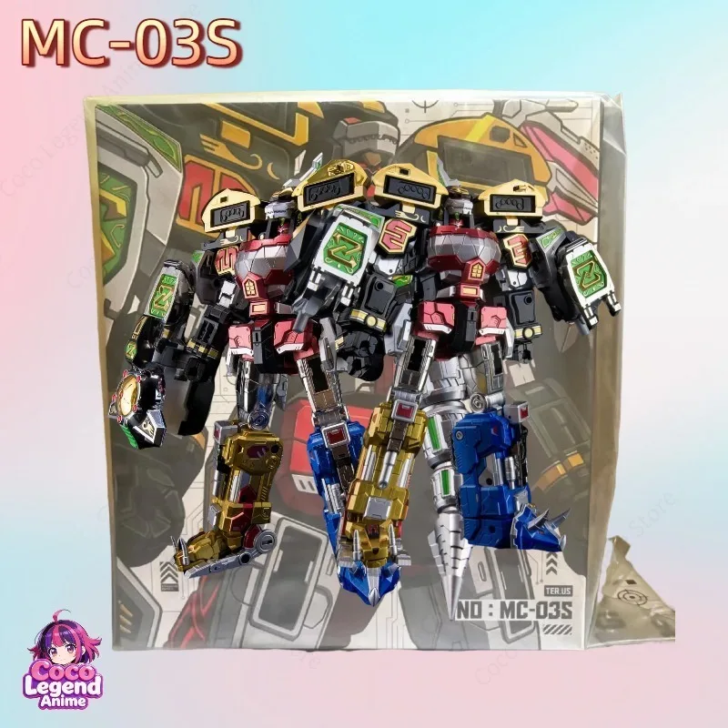 Фото Трансформируемые игрушки Lucky Cat MC-03S MC03S: Металлический лимитированный набор «Король Драконьих Зверей» — Драконий Император Цезарь (в наличии) №1