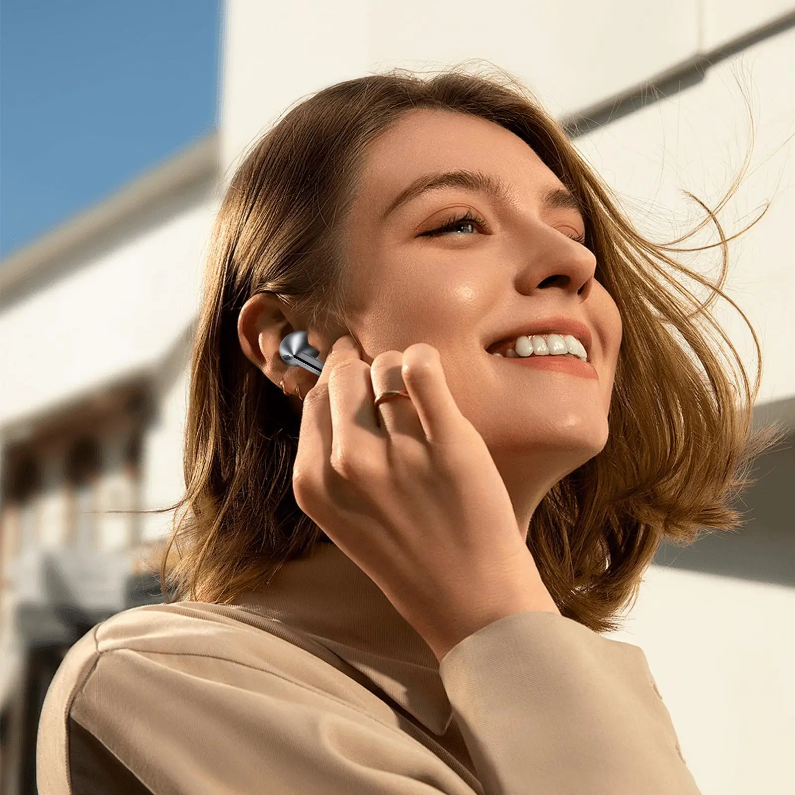 Для Samsung Galaxy Buds3 Pro: чехол XDcase, 3 пары силиконовых насадок для наушников (размеры SML) с набором для хранения и чистки, щетка для чистки, цвет случайный (art.: 3920dbfac8672) - 3920dbfac8672