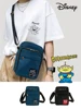 Disney Mickey Three-eyed Monster Multi-compartment Zipper Square Mobile Phone Bag Small Square Bag Messenger Shoulder Bag Dark 1