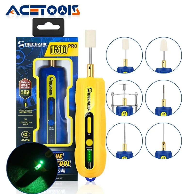 Mechanic IR10 PRO Экран Мобильного Телефона OCA Набор Для Размагничивания Маленький