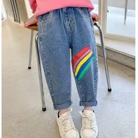 childrens jeans spring and autumn childrens korean style casual trousers baby jeans casual jeans