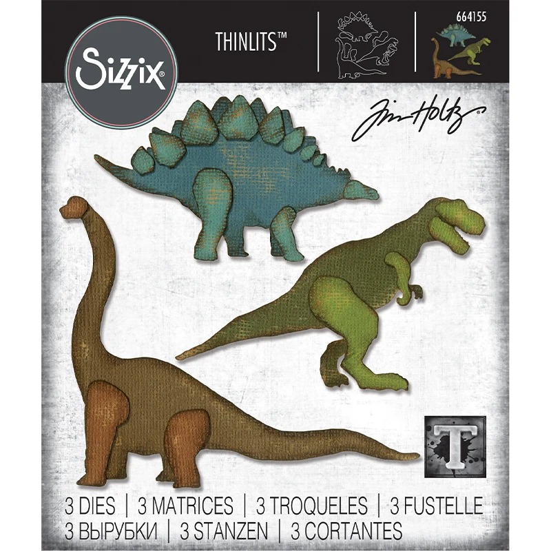 

Prehistoric Dinosaur Metal Cutting Dies For Decorating Scrapbooking Diy Paper Card Album Mould Embossing Craft 2023 New Arrival