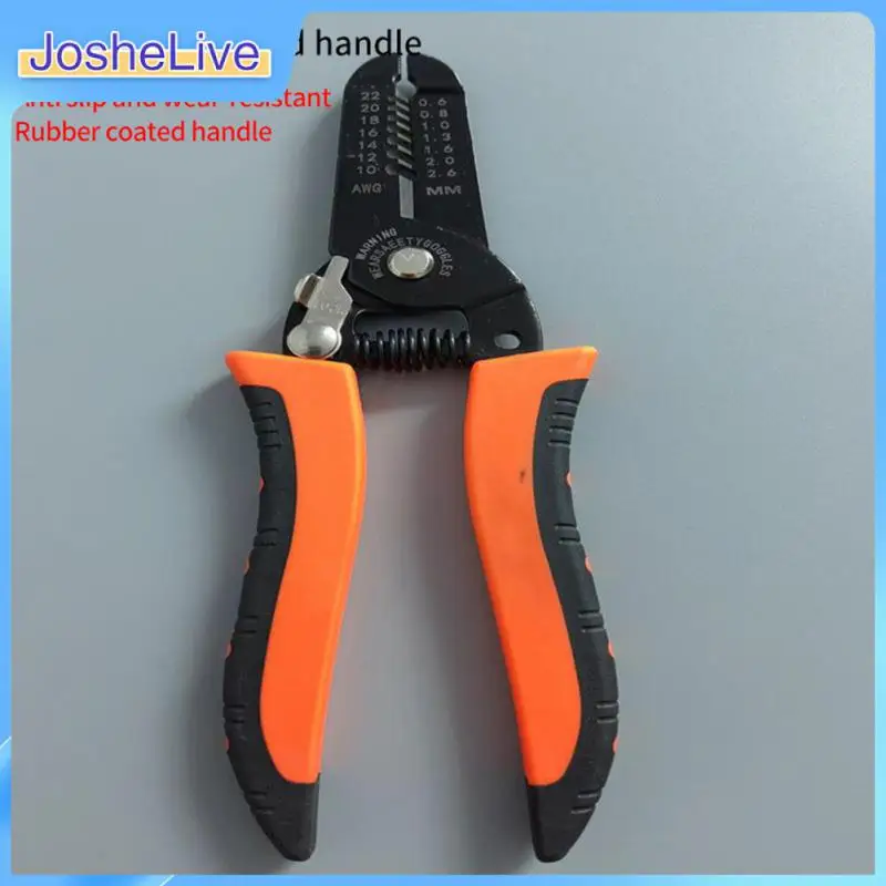 

Versatility Wire Stripper Cable Stripper 7 In 1 Multifunctional Carbon Steel Electrician Wire Stripper Pincers Antiskid Durable