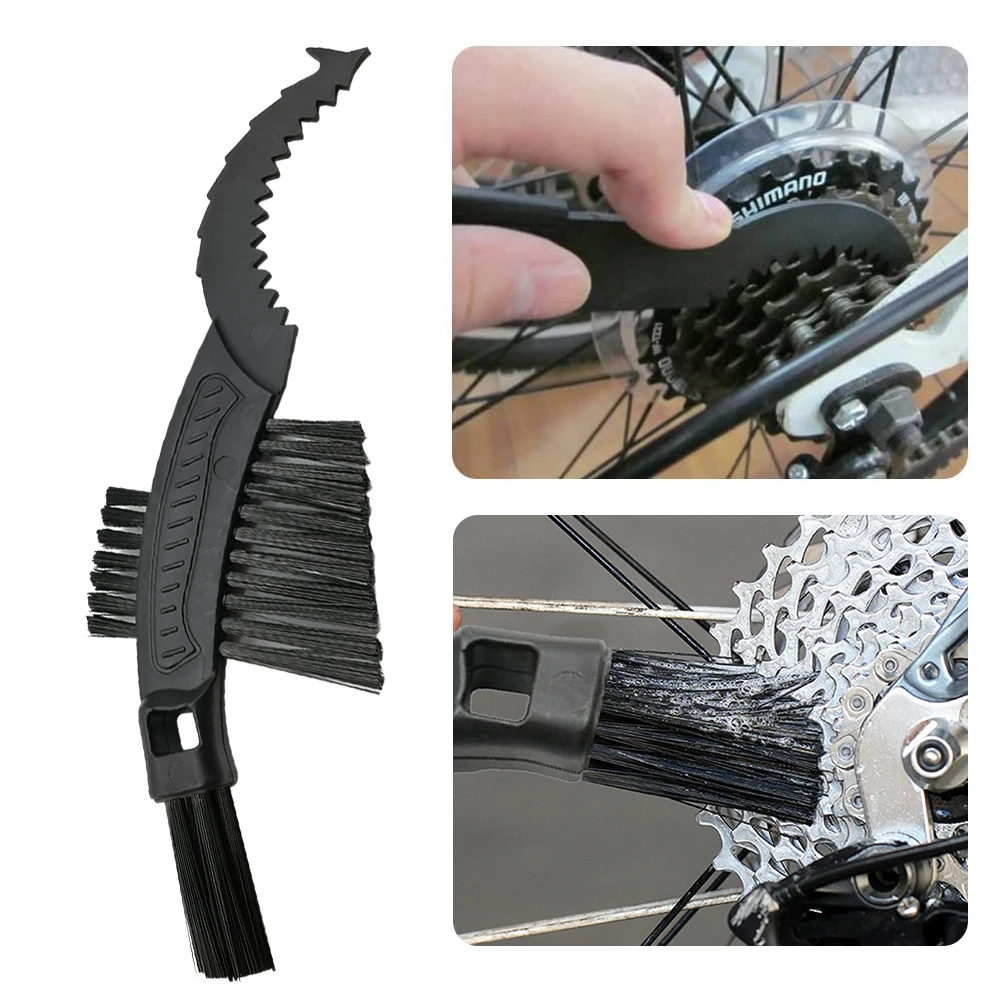 

Мойка для велосипедной цепи с эргономичной ручкой, нейлоновая щетка для чистки, средство для удаления грязи с колесиков, звездочек