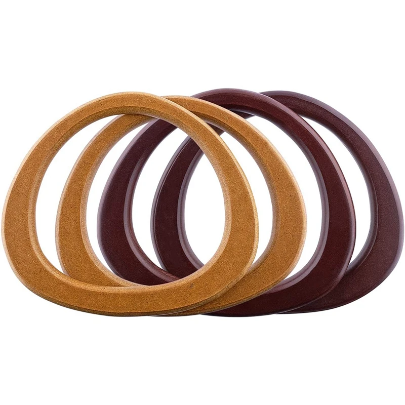 

Круглая деревянная ручка для кошелька, сменный инструмент для вязания крючком, Пляжная Соломенная Сумочка, ручки для кошелька