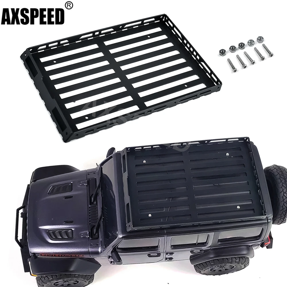 

AXSPEED Roof Rack Luggage Carrier for Kyosho Mini-Z 4x4 1/24 Jeep Wrangler Unlimited Rubicon RC Crawler Car Decoration DIY Parts