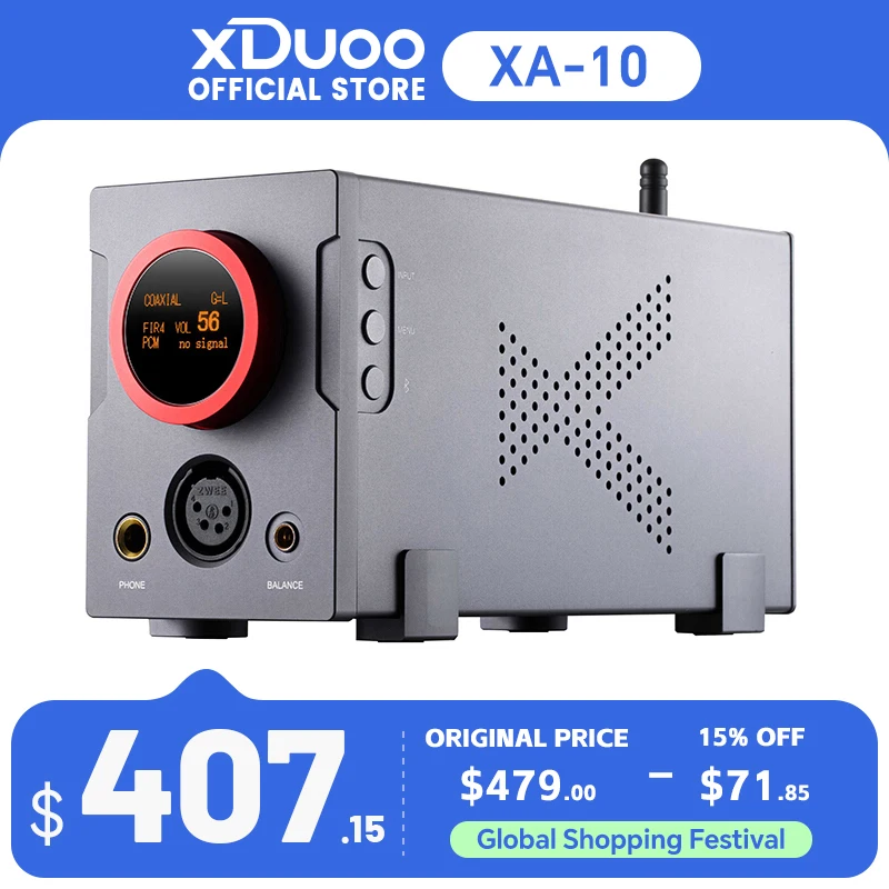 Xduoo XA-10 декодер усилитель для наушников AK4493*2 полный декодирование DSD512