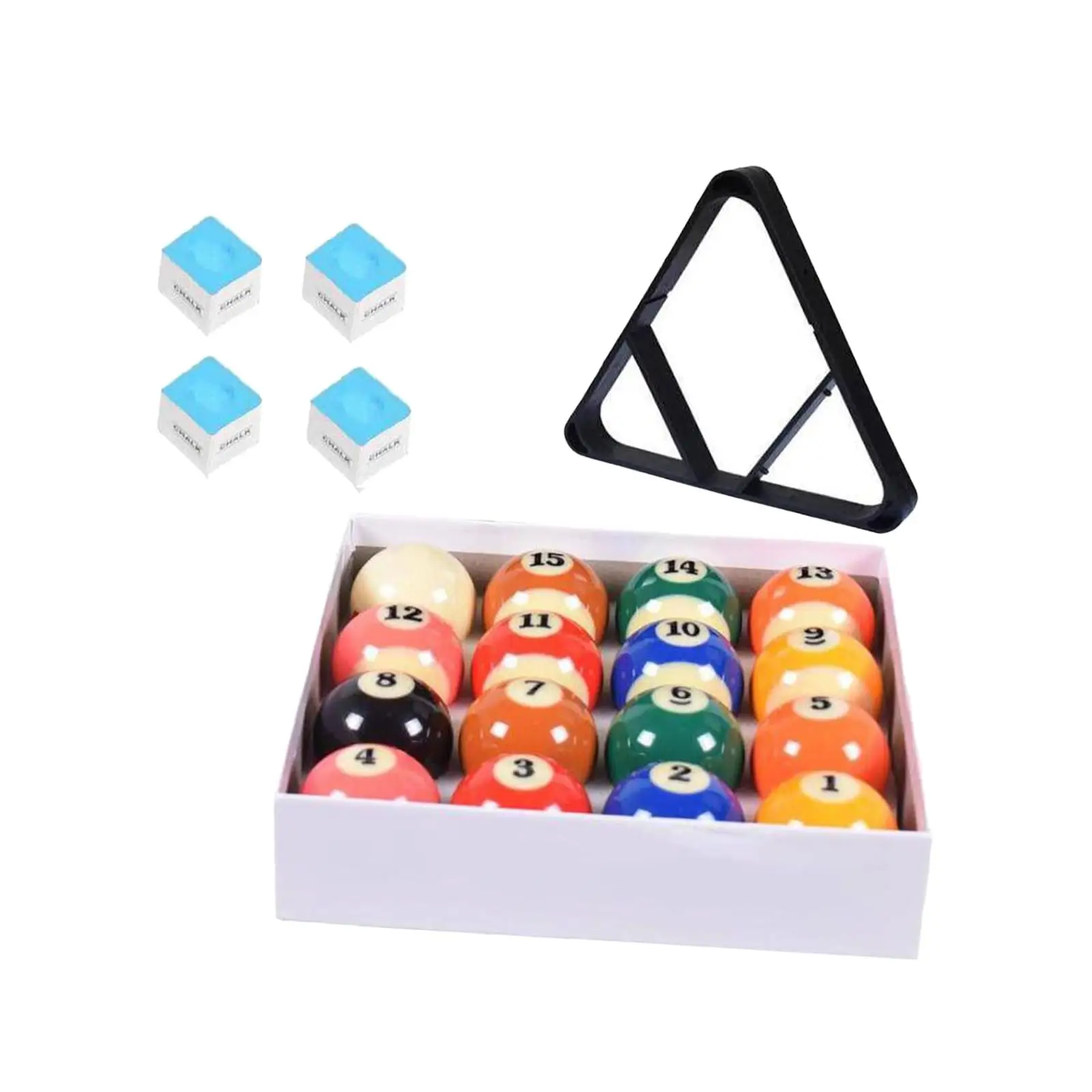 Бильярдные 16-шарики Треугольная стойка Профессиональный нормативный размер
