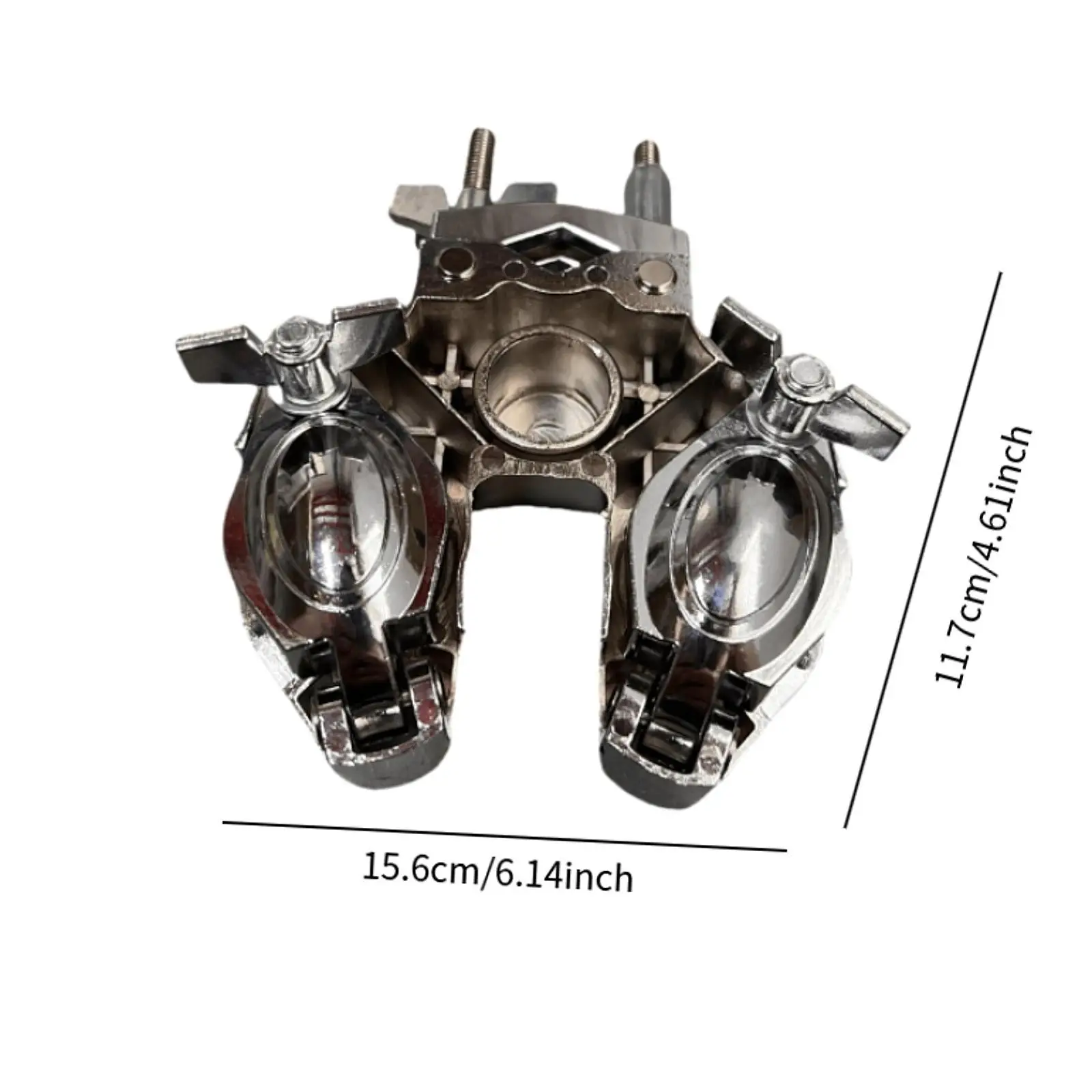 Двойной шаровой зажим Tom двойной барабанный для колокольчика Toms регулируемые