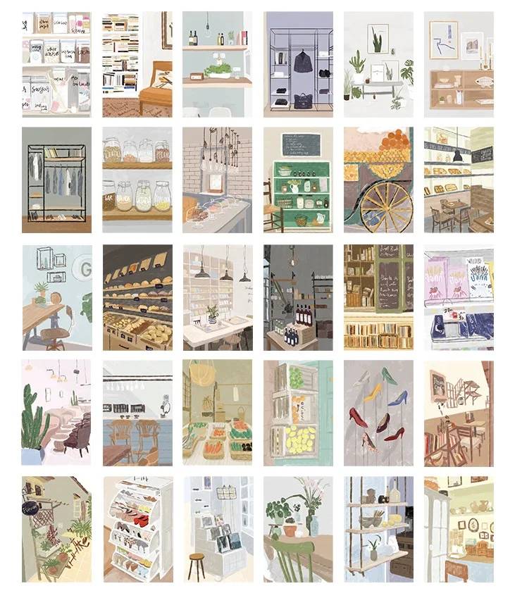 

Открытки TSbansheng, набор из 15 штук