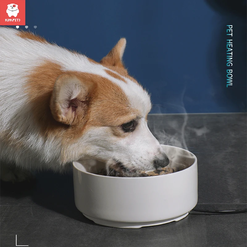 

Умная нагревательная чаша Kimpets 1,2 л для собак и кошек, умная чаша для кормления водой с постоянной температурой 30 ℃, керамические противоуда...