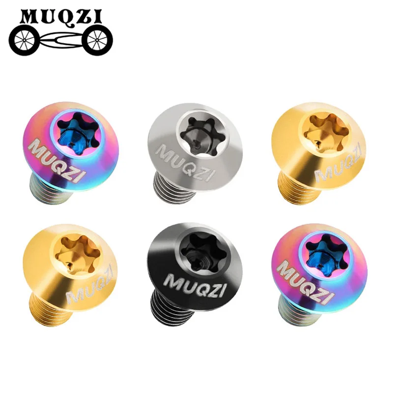 MUQZI 6 шт. дисковый тормозной ротор титановый штатив M5 x 10 мм Сверхлегкий T25