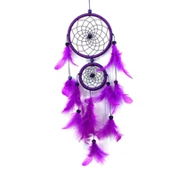 fashion new dream catcher room decor feather weaving catching up the dream angle dreamcatcher wind chimes indian style religious