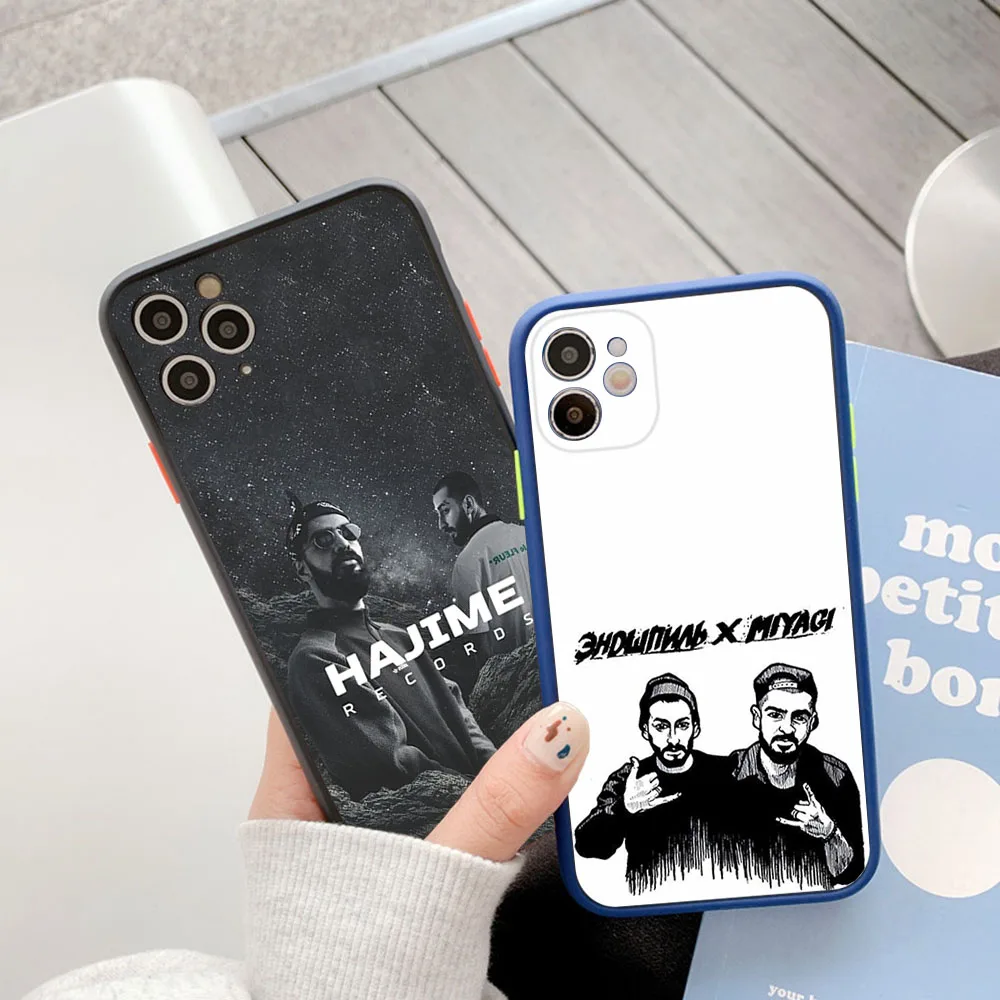 Matte Phone Case for iphone 16 14 13 15 Pro Max 8 7 Plus 12 11 Mini XR X XS SE MiyaGi Andy Panda Transparent Funda Shell