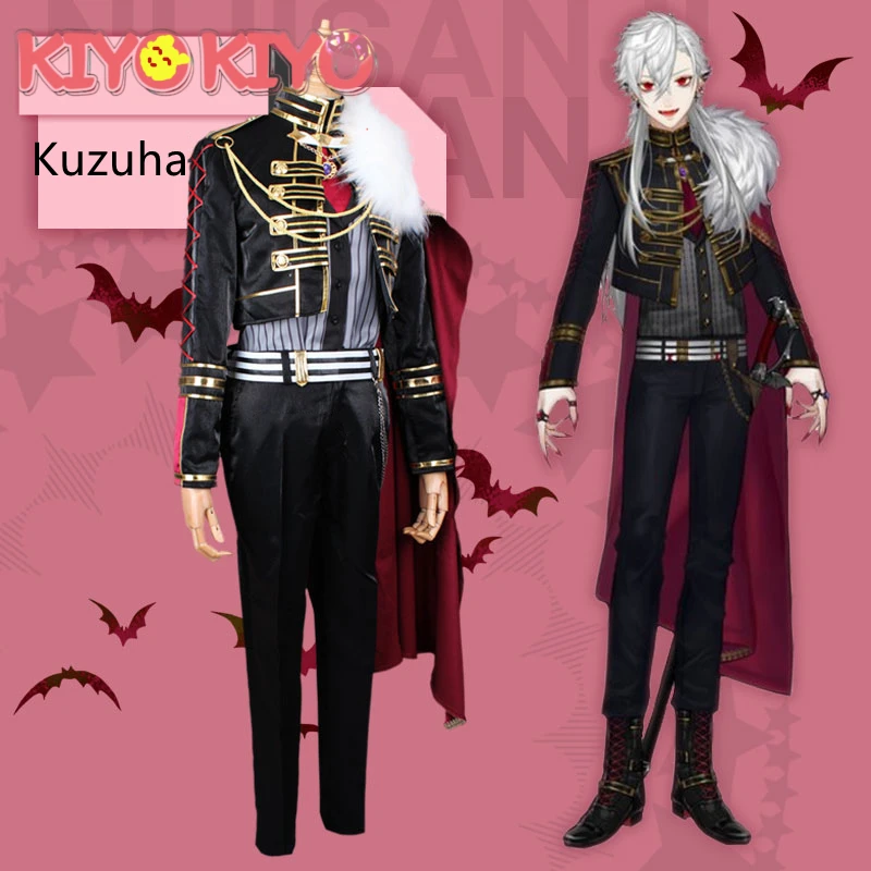 

KIYO-KIYO Vtuber Kuzuha sanya Cosplay Costume uniform dress fmale Halloween Devil Costumes