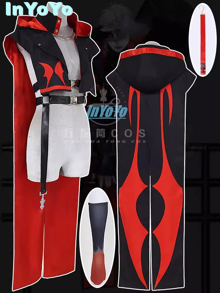 Костюм для косплея InYoYo Kuzuha повседневная униформа Kanae Vtuber Nijisanji knkn плащ ролевых игр