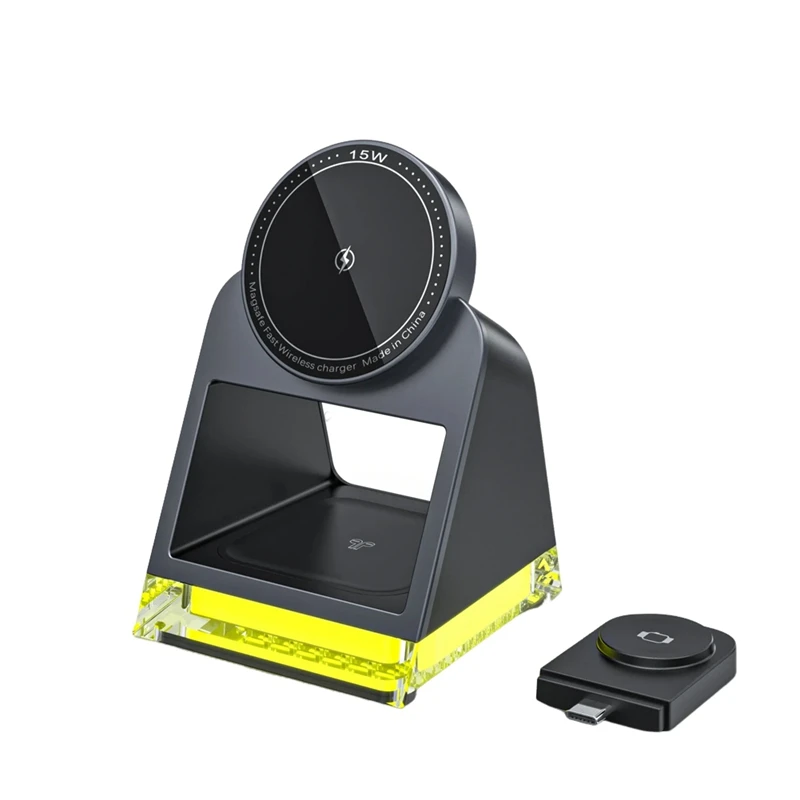 Подставка для беспроводного зарядного устройства Magsafe 3 в 1 с сенсорной