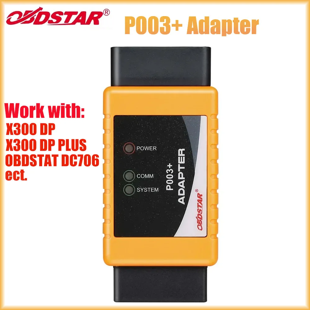 

Адаптер OBDSTAR P003+ для TOYOTA 8A/Ford All Key Lost для Bosch ECU Flash работает с X300 DP Plus/Pro4/DC706 ECU CS PIN Reading