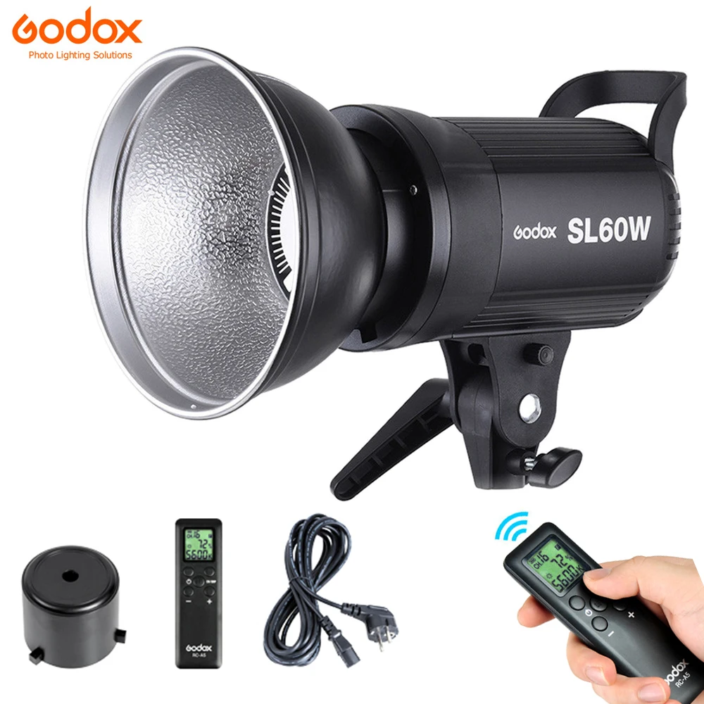 Najtaniej Godox światło LED Do Kamery SL-60W SL60W 5600K Biała Wersja światło Wideo Ciągłe światło Bowens Góra Do Nagrywania Wideo W Studiu