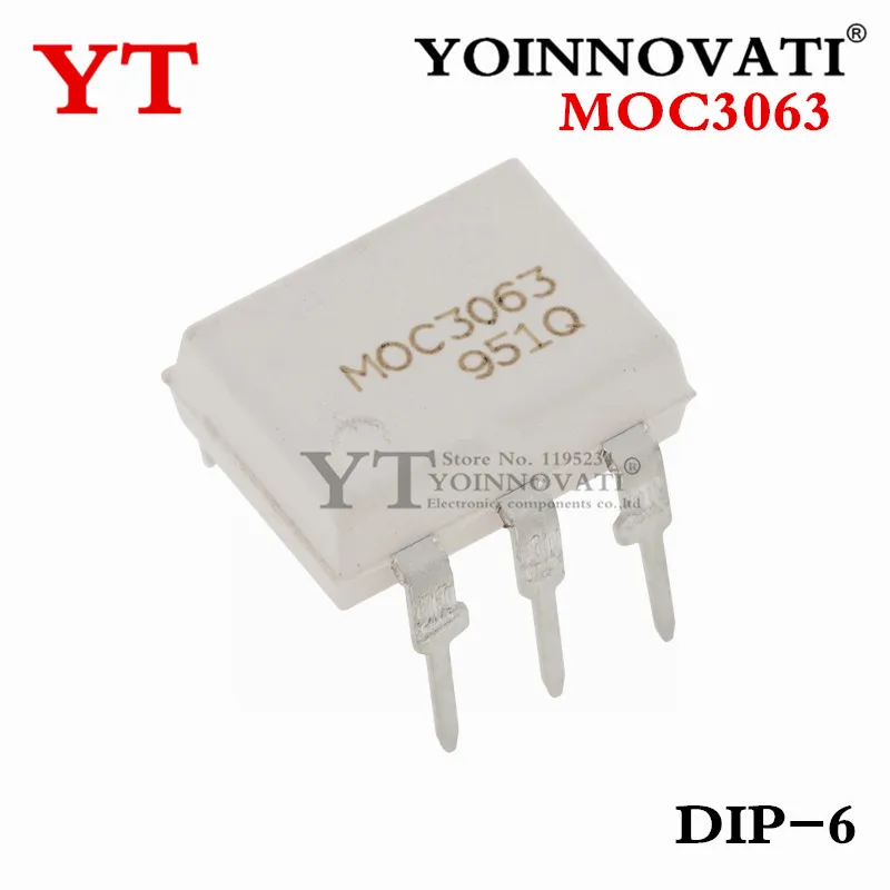 10 шт., MOC3010, MOC3020, MOC3021, MOC3023, MOC3041, MOC3043, MOC3052, MOC3061, MOC3063, MOC3083, MOC3062, MOC3022, MOC3031, MOC3042, MOC3011 IC