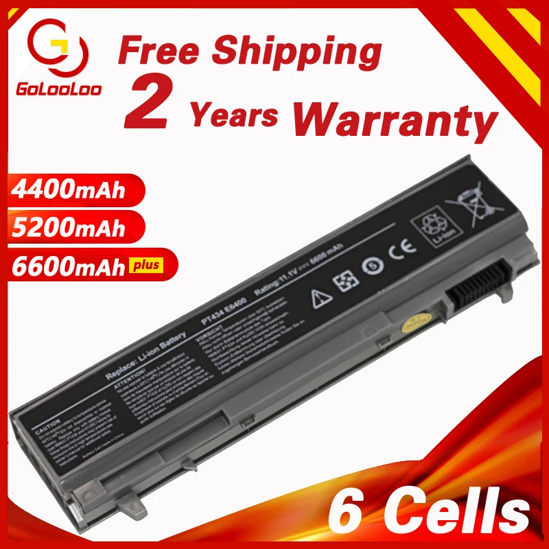 

Golooloo Laptop Battery For dell Latitude E6400 M2400 E6410 E6510 E6500 M4400 M4500 PT436 PT437 KY477 KY265 KY266 KY268