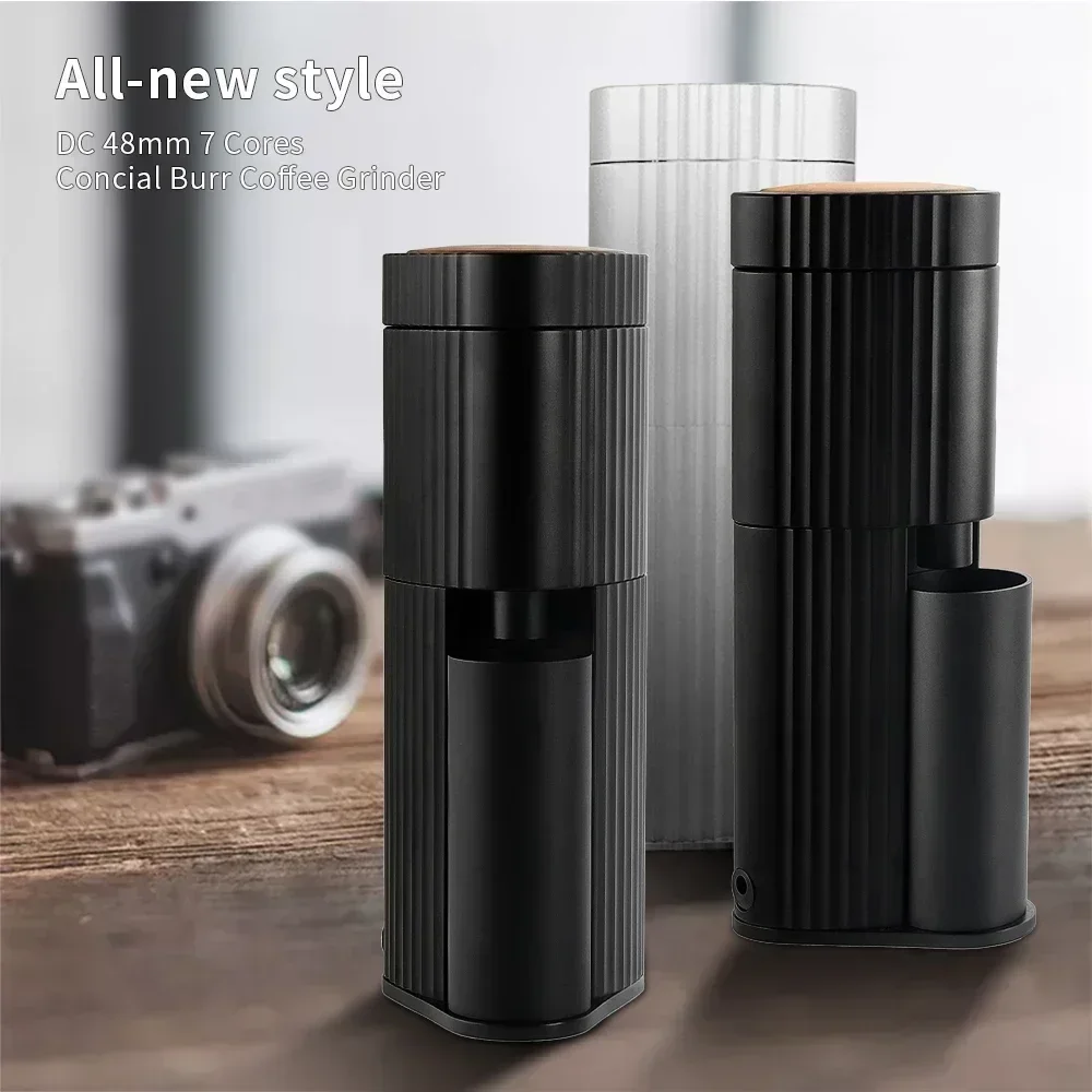 110 В-240 В CAFEMASY умная мини электрическая кофемолка 420 из нержавеющей стали