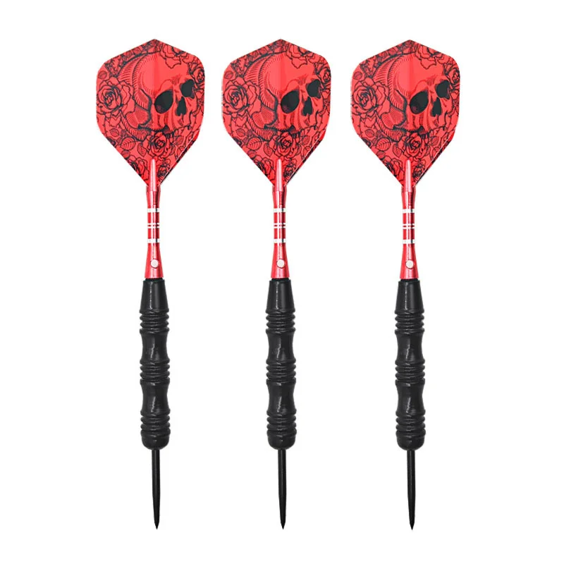 Лиса улыбающаяся 3 шт. дротики 23 г 152 мм красный череп стальные наконечники |