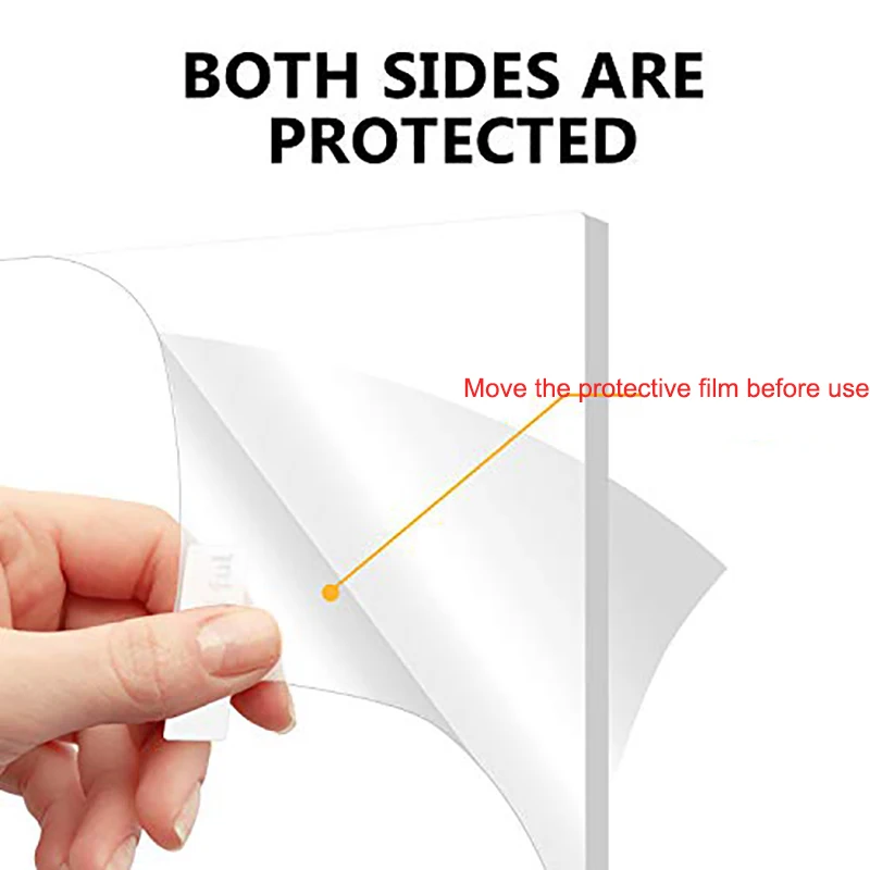 Прозрачные акриловые пустые листы для светодиодсветильник Ки 5 шт. прямоугольные