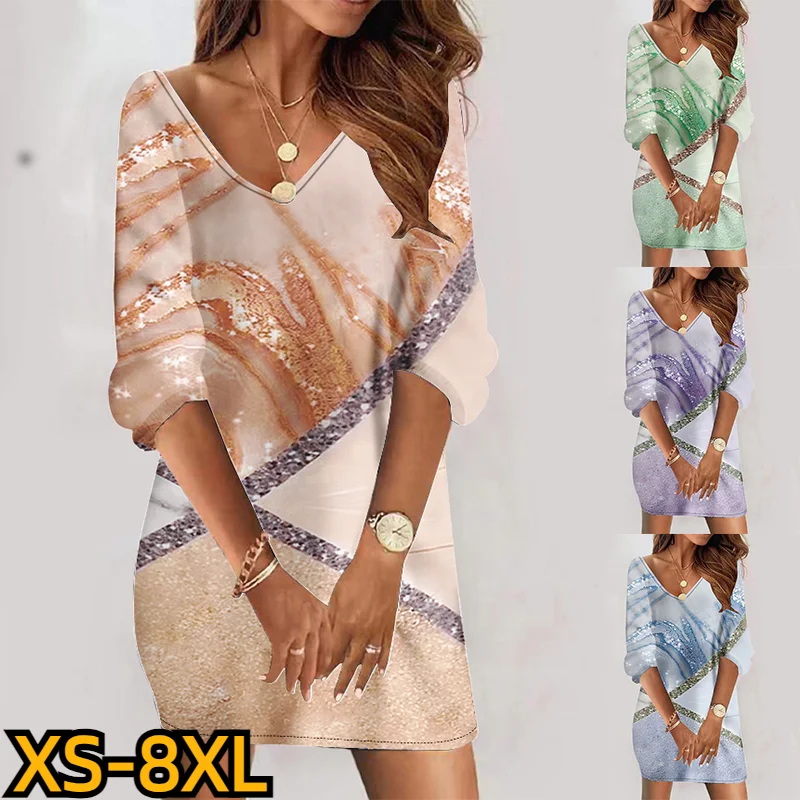 

2023 модное платье с V-образным вырезом и длинным рукавом, сексуальное женское платье, новое дизайнерское платье с принтом, зимнее женское облегающее платье в стиле ретро, Женская юбка