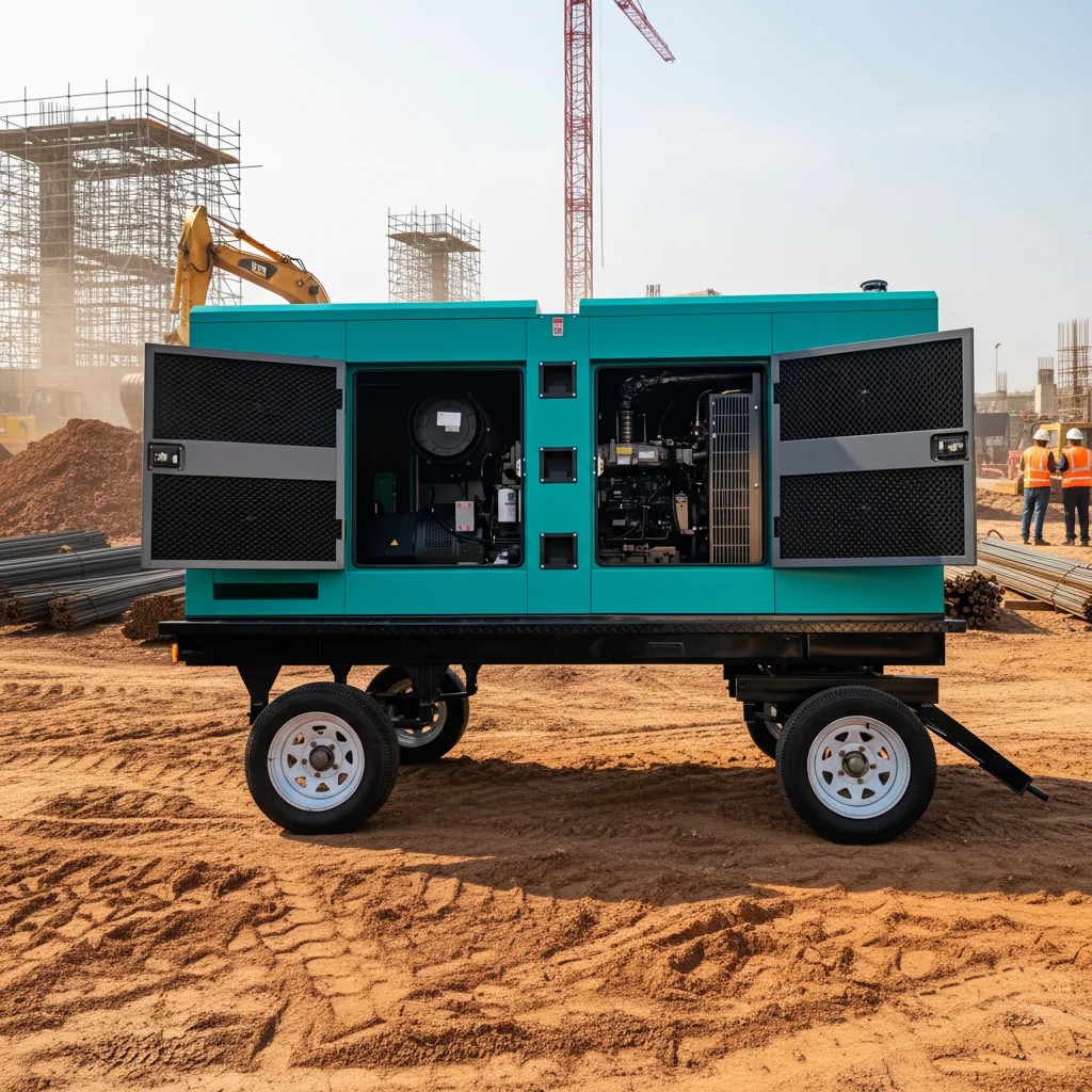 Фото Бесшумный генератор 100-800 кВт в звукоизолированном кожухе с автоматическим дистанционным запуском, мобильный контейнерный, для аварийного электроснабжения №2