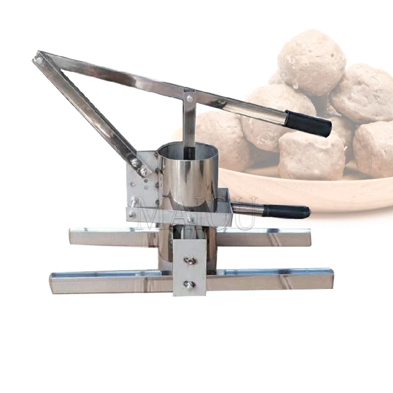 

Commercial stainless steel small hand press meat balls extruding forming machine/manual beef ball molding making machine