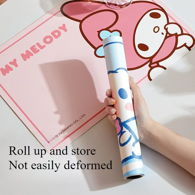 Sanrio Hello Kitty Melody Коврик Для Обеденного Стола Cinnamoroll Водостойкий Маслостойкий